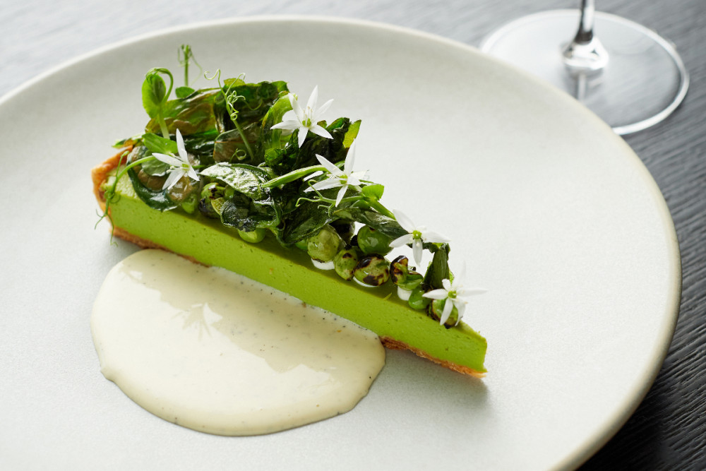Pea tart