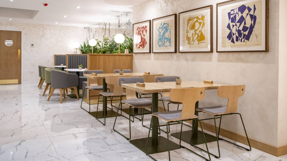 Speciality coffee, delicious food, and interesting art at Demitasse London on Wimbledon High Street