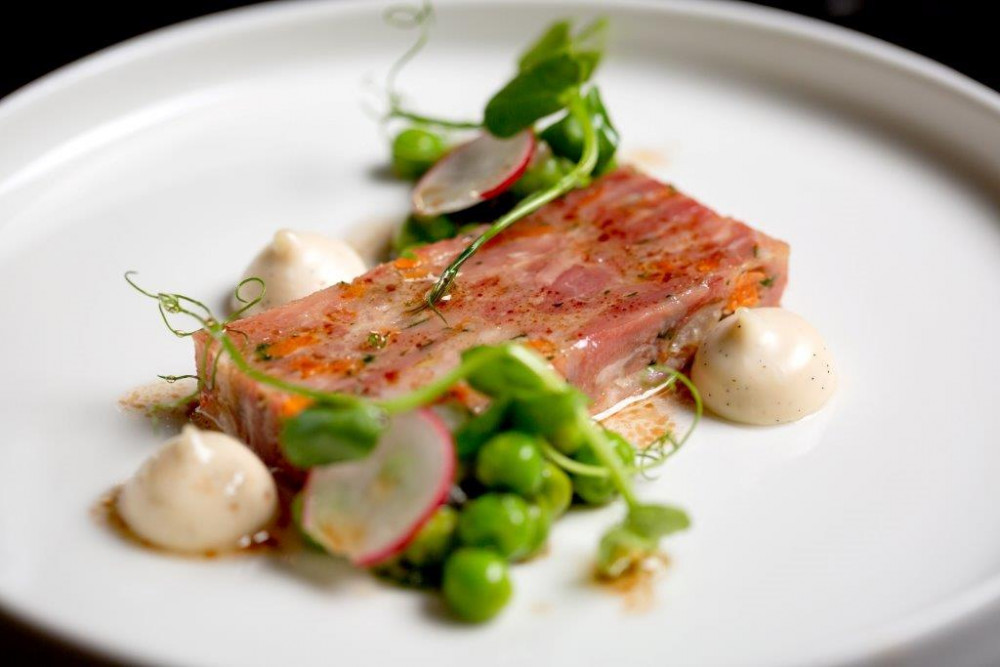 chicken liver and wild mushroom parfait