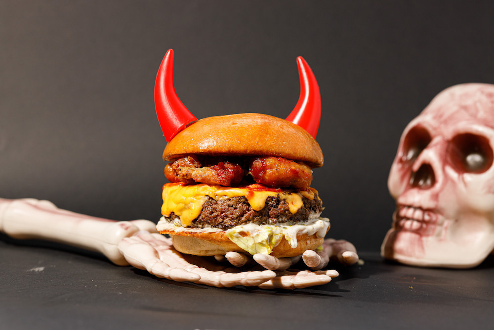 GET YOUR CHOPS AROUND BYRON'S FRIGHTFULLY GOOD NEW BURGER image