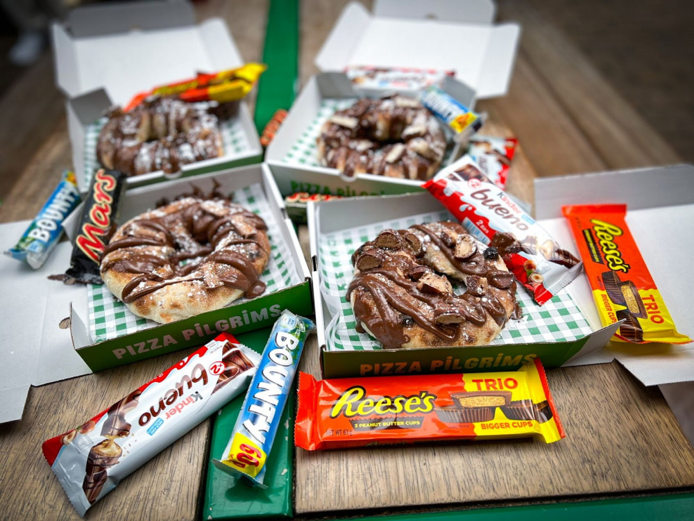 GET IN LINE FOR PIZZA PILGRIMS' NUTELLA RING PIZZA CAFE image