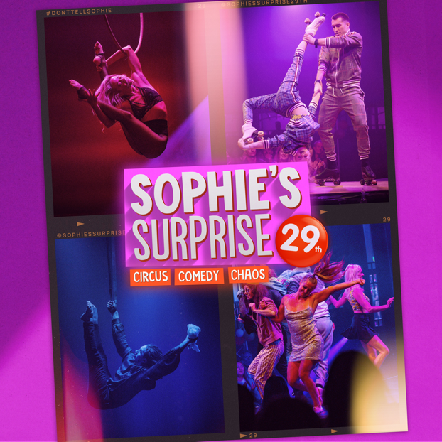 EDINBURGH SMASH SOPHIE'S SURPRISE 29TH COMES TO UDDERBELLY BOULEVARD image