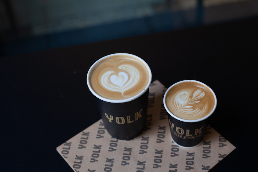 £1 COFFEE FROM YOLK ALL DAY MONDAY AND THE COFFEE SUB THAT'S BETTER THAN PRET image