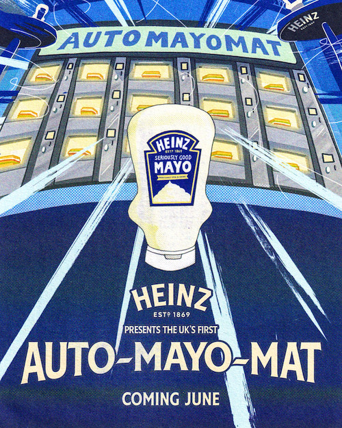 HEINZ MAYO BRINGS THE UK'S FIRST EVER SANDWICH AUTOMAT TO LONDON image